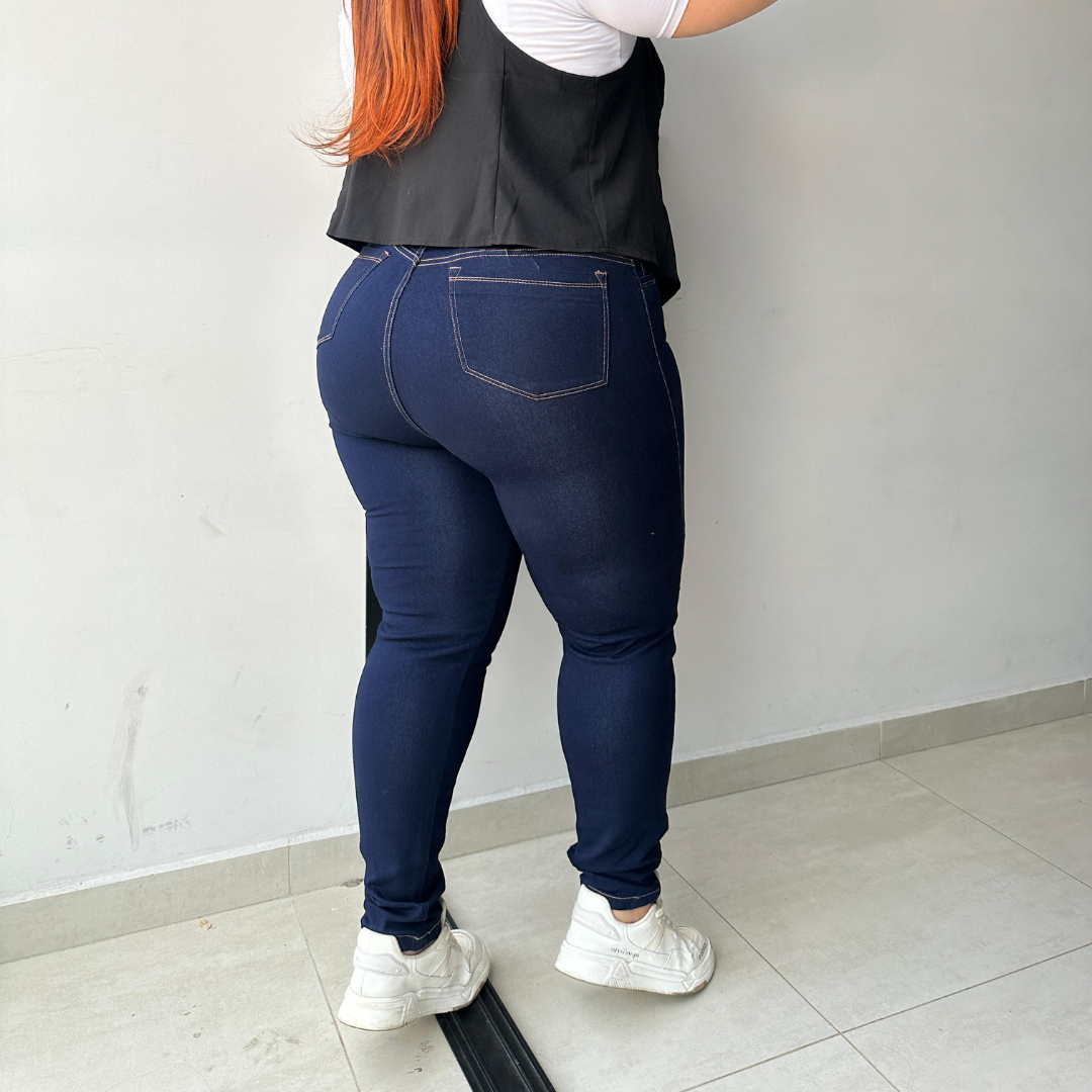 JEANS SKINNY 1 BOTON RF:4355