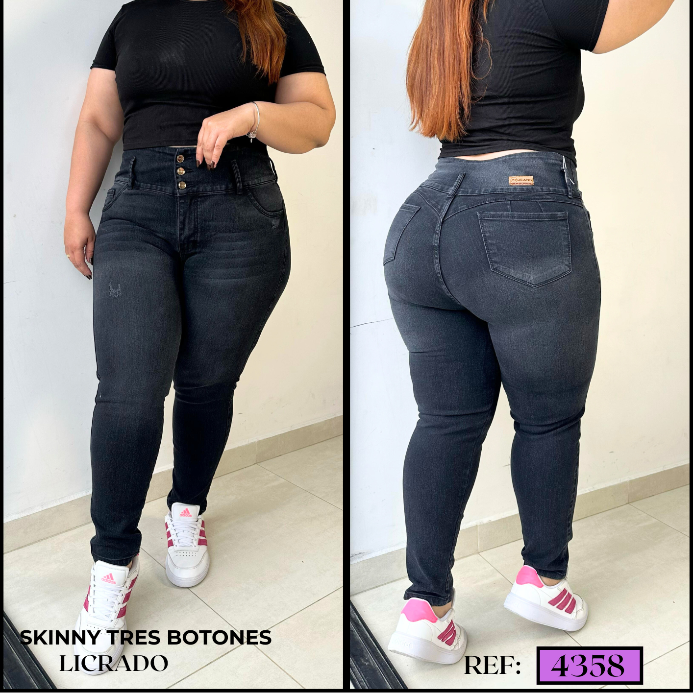 SKINNY 3 BOTONES 4358
