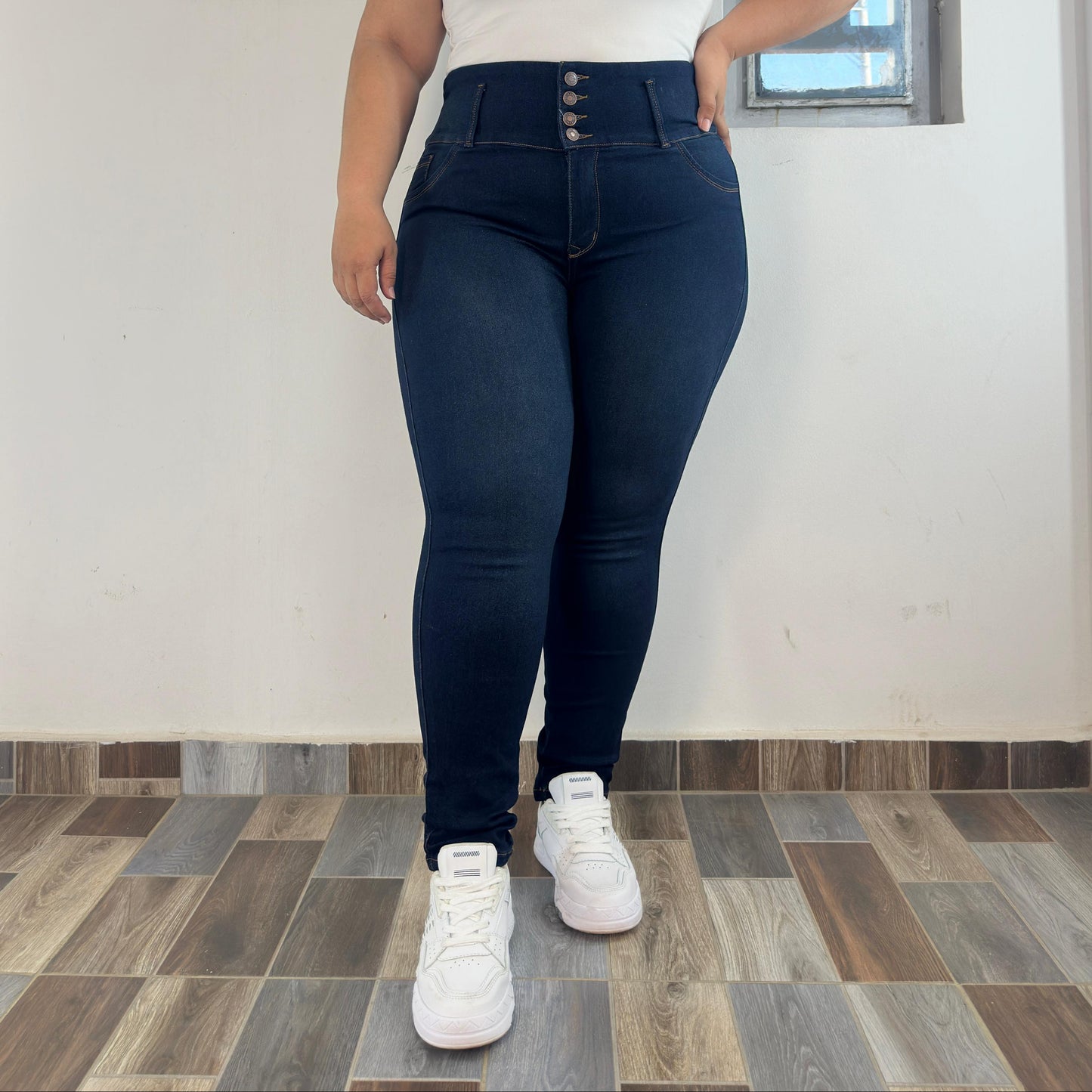 JEANS SKINNY 3 BOTONES M800